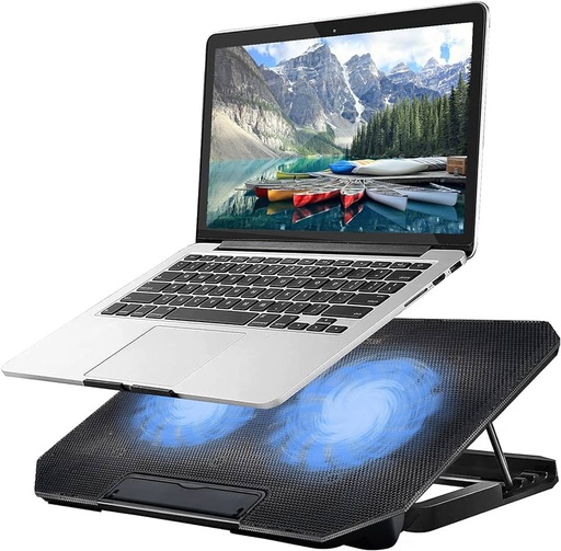 Refroidisseur pour Ordinateur Portable avec 2 ventilos