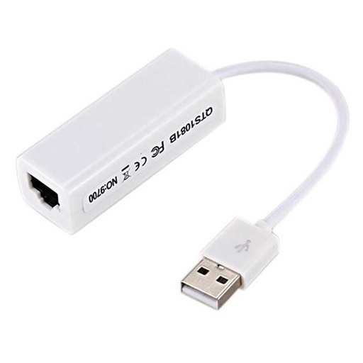 Adaptateur USB 2.0 male vers Rj45 femelle