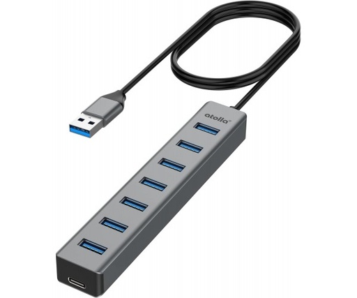 Hub USB 3.0 7 Ports en aluminium